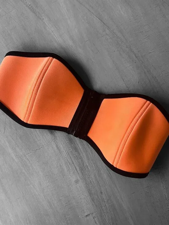 Triangl Neoprene Bandeau Balconette Bikini Top Size Small - Picture 1 of 8